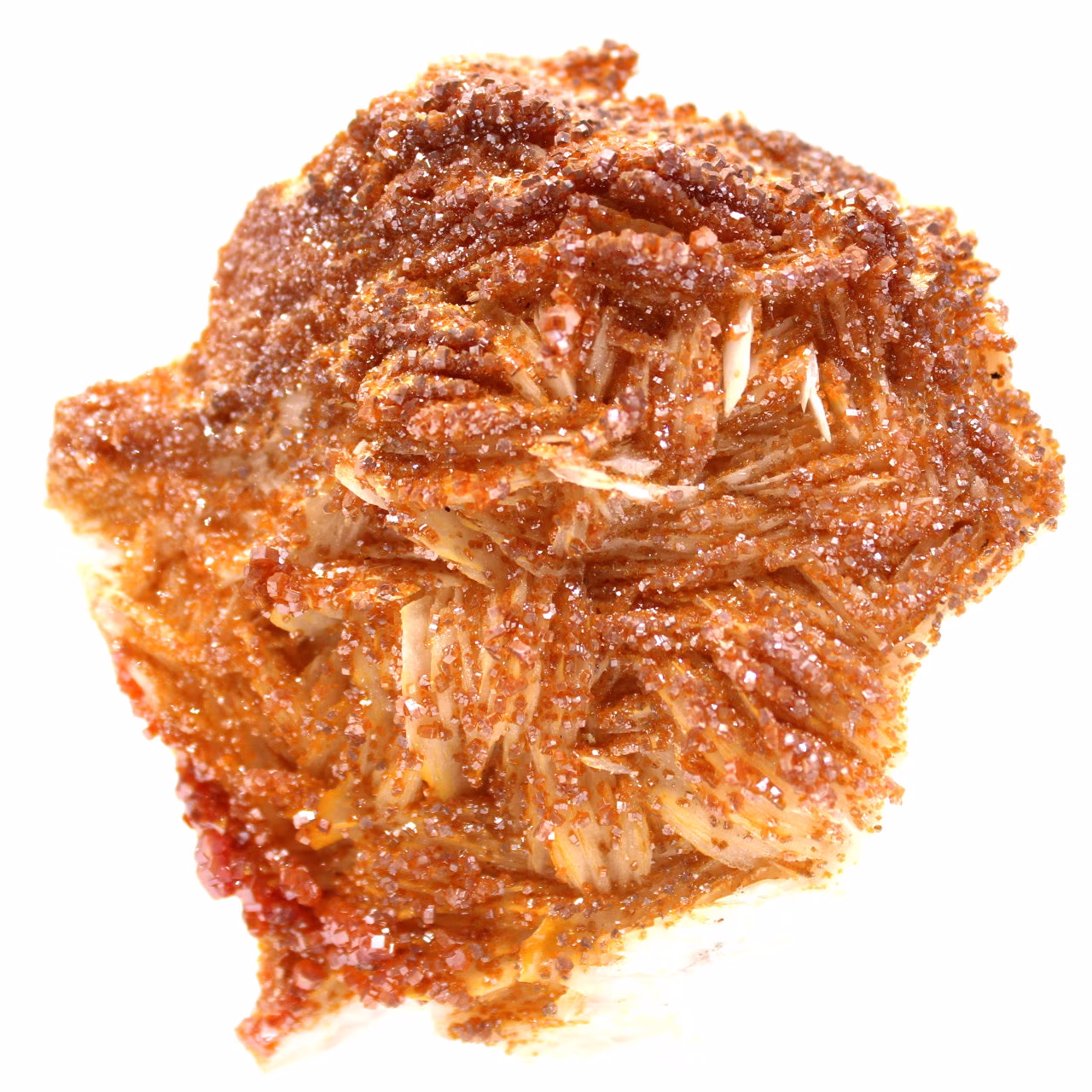 Natural vanadinite crystals