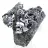 Sphalerite and galena natural crystals