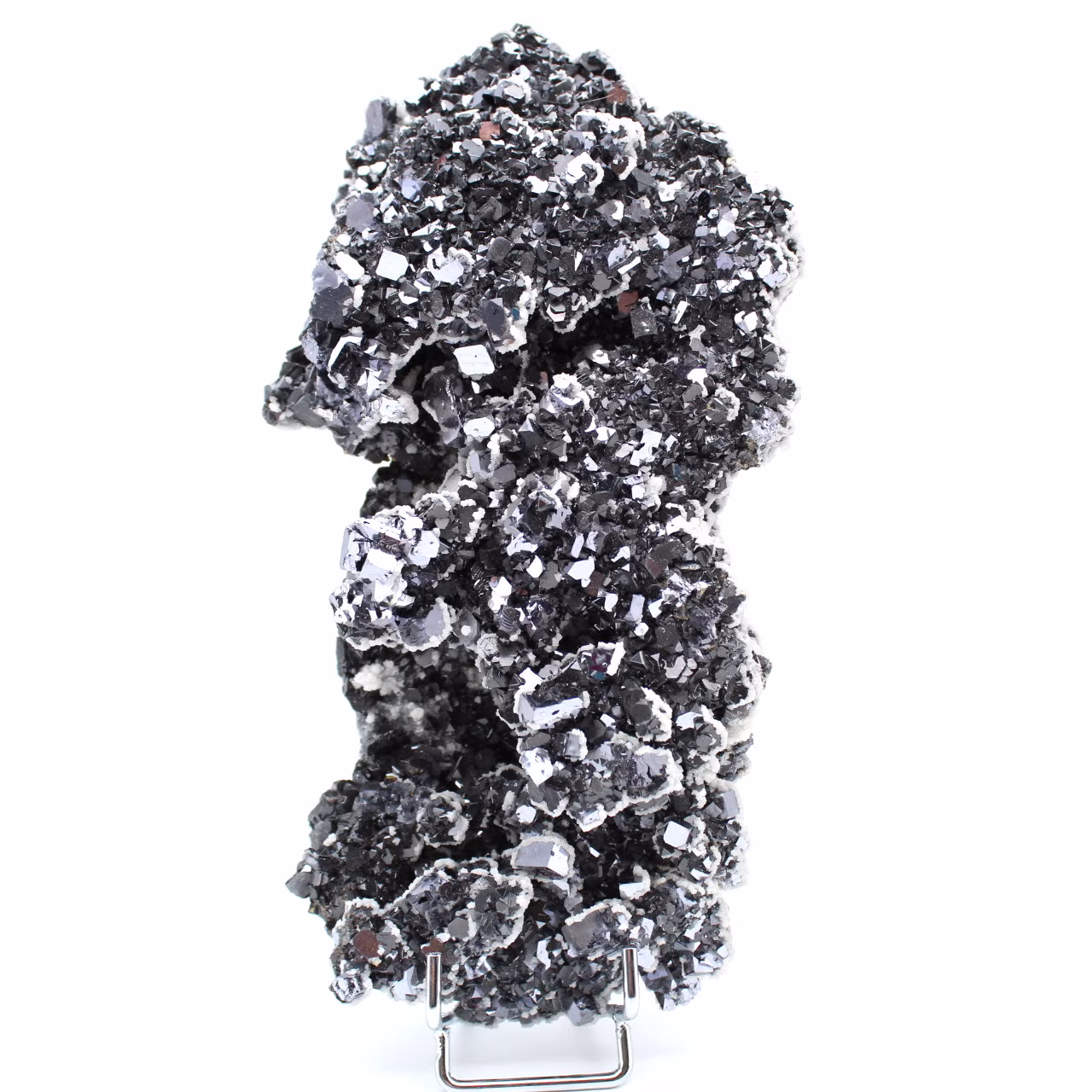Sphalerite, galena and calcite in crystals