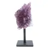 Crystallized amethyst with base - 0