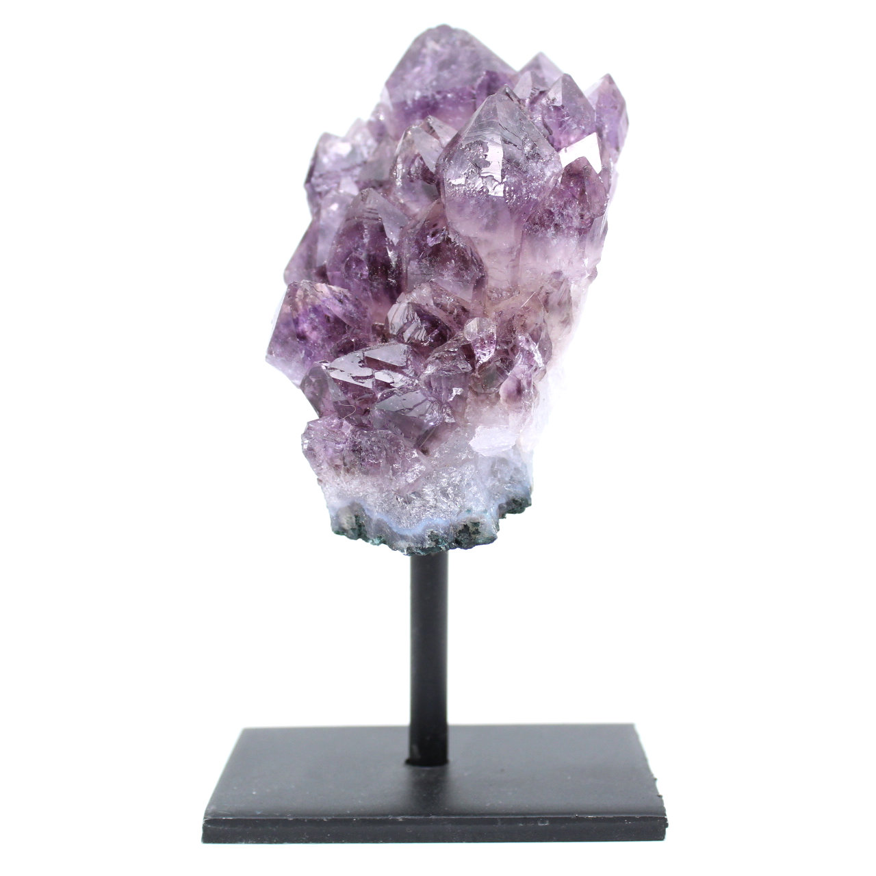 Natural amethyst crystals