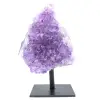 Natural amethyst stone with base - 0
