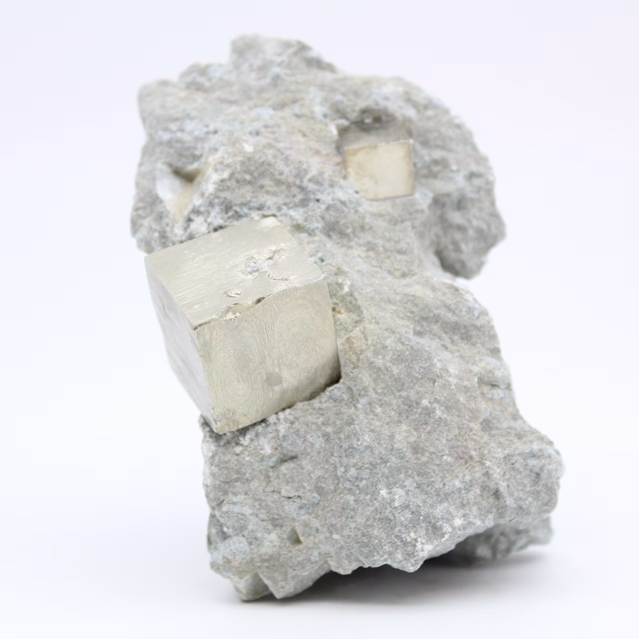 Pyrite cubes on river ganges