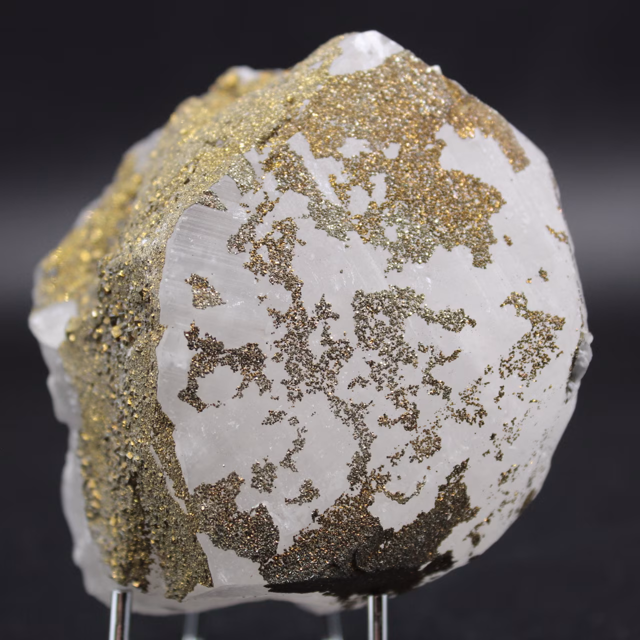 Calcite and pyrite