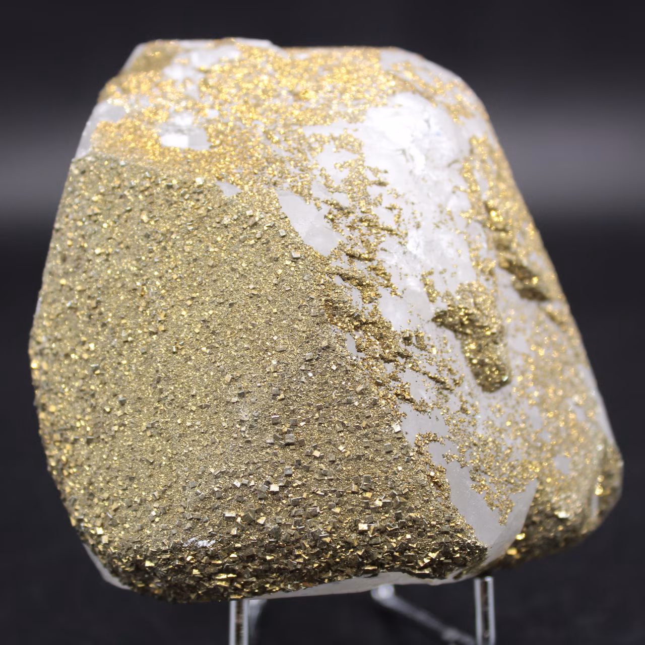 Natural calcite and pyrite