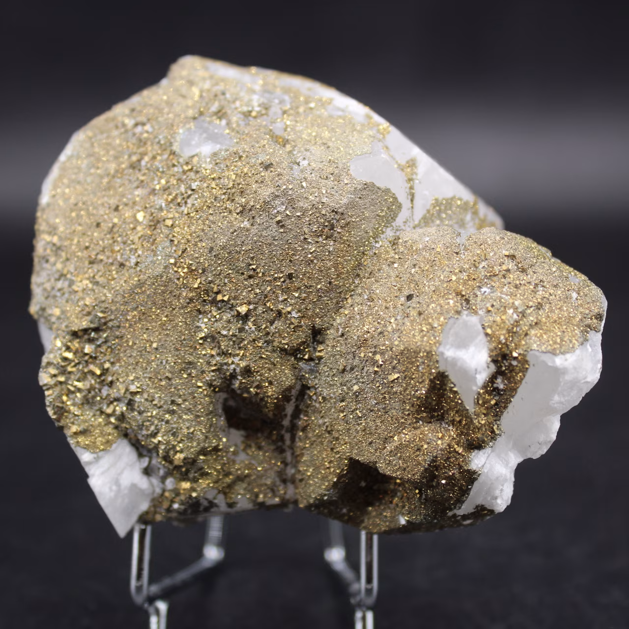 Natural calcite and pyrite