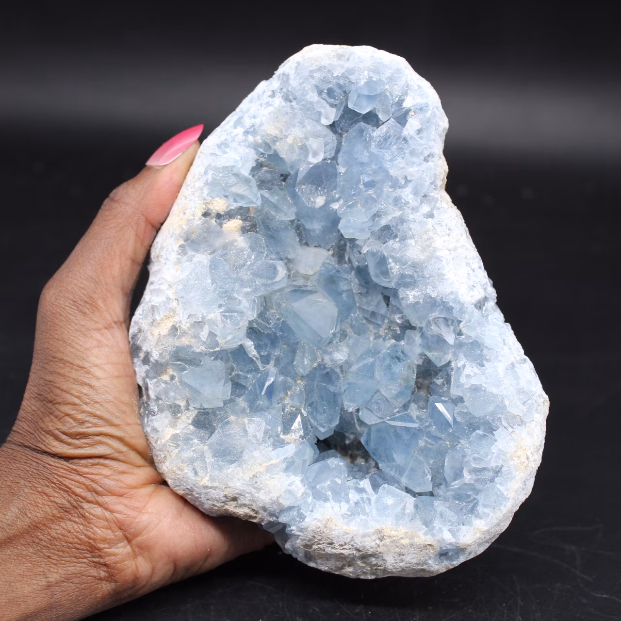 Celestite geode