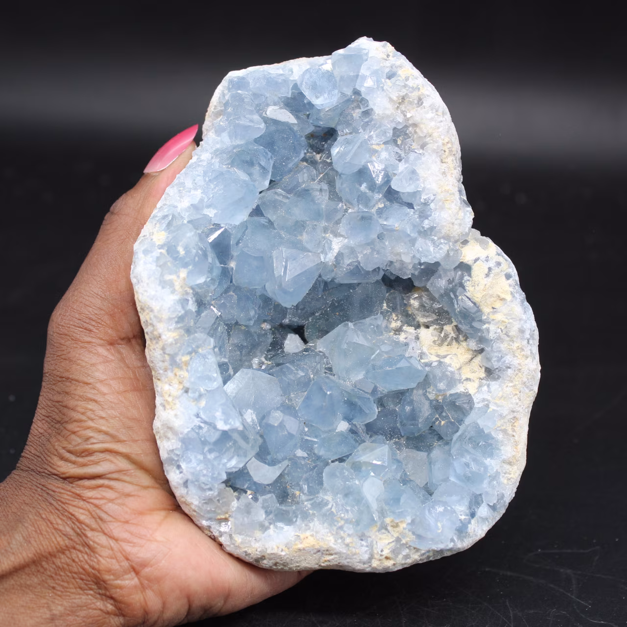 Celestite crystallization