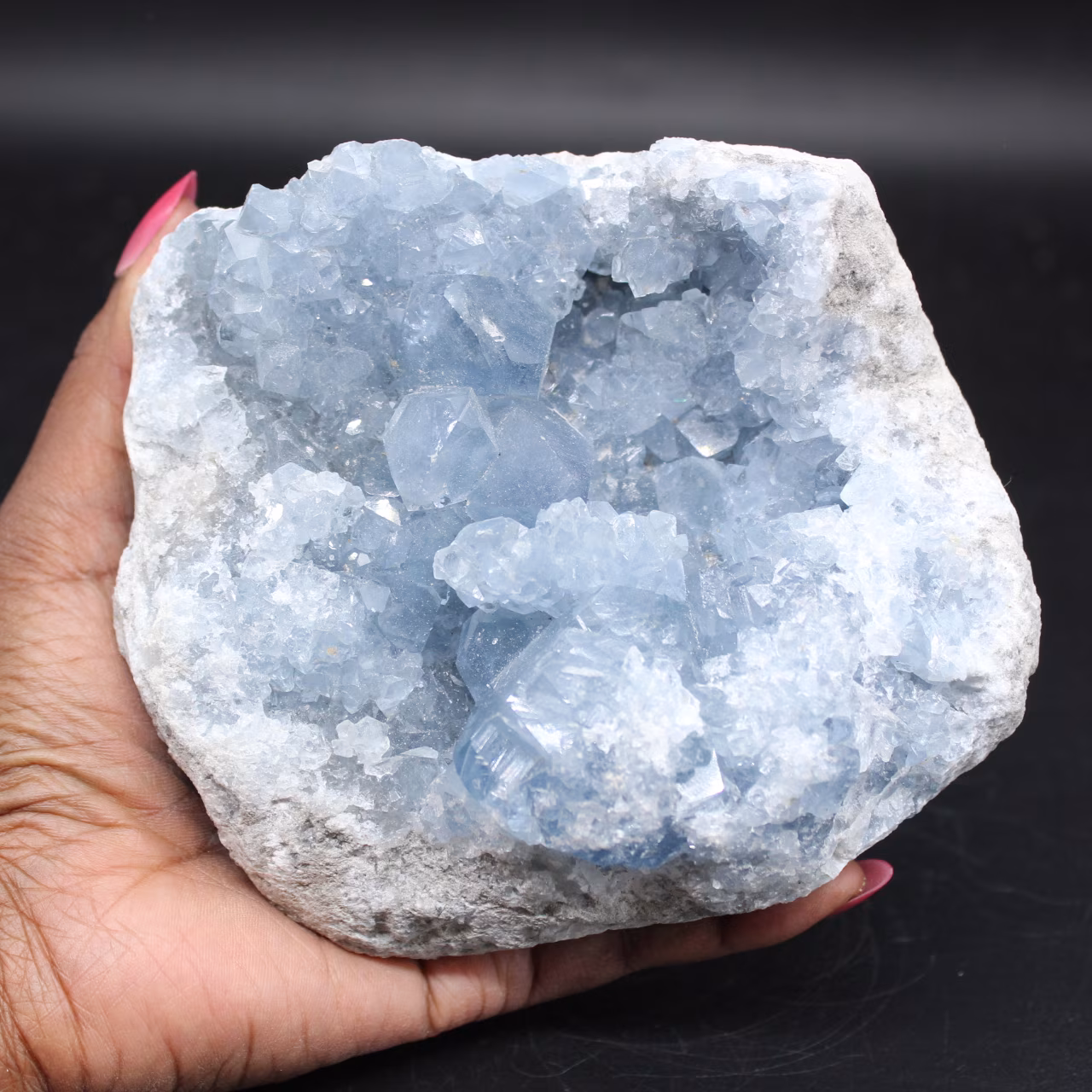 Celestite crystallization