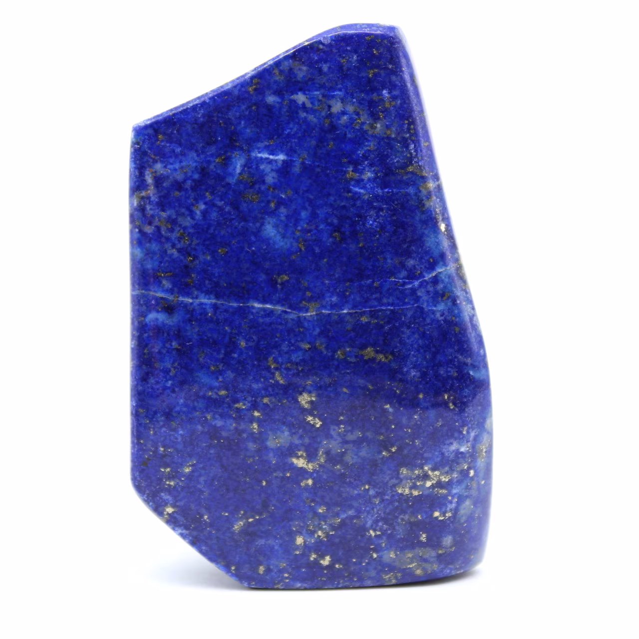 Polished lapis lazuli stone