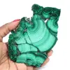 Polished natural malachite - 0