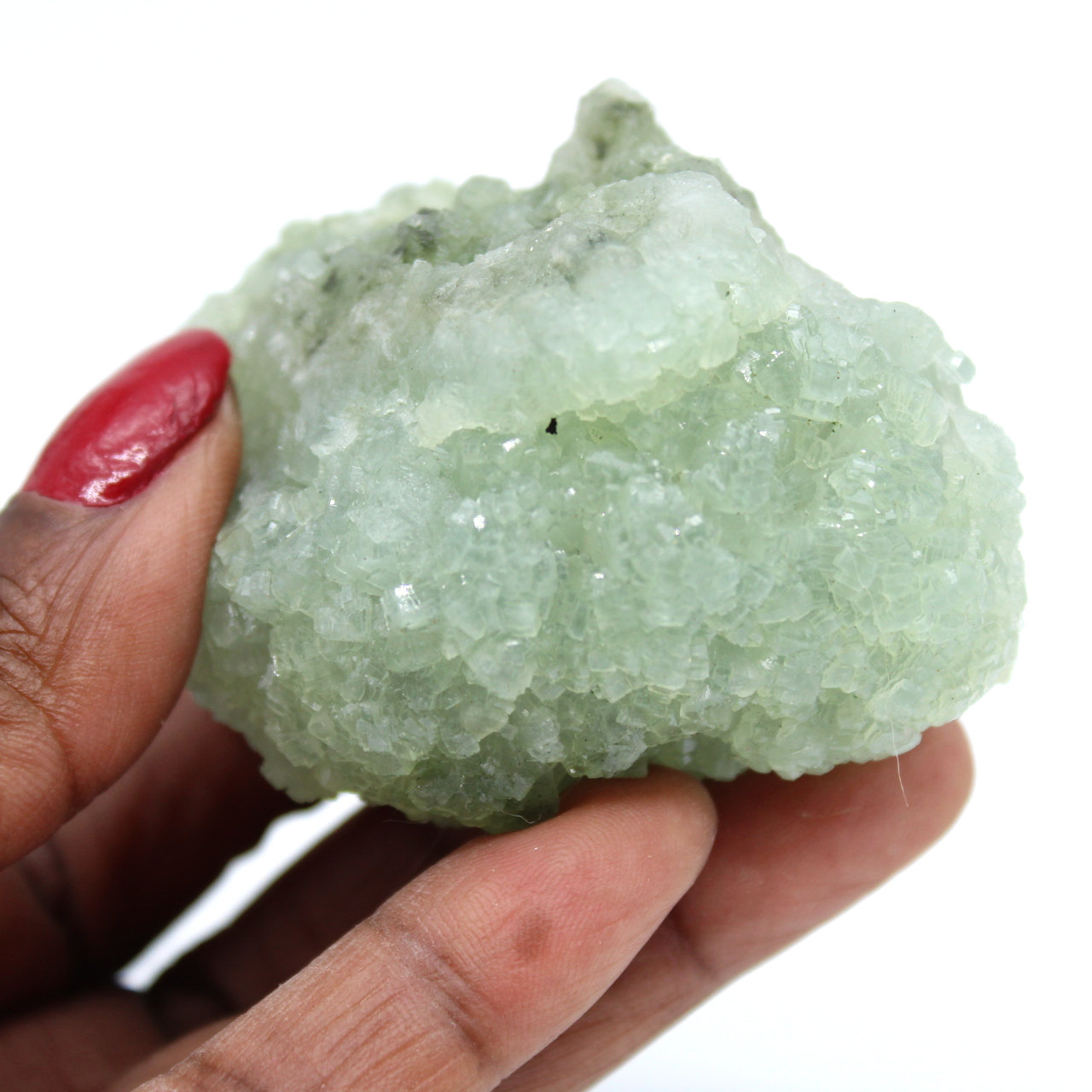Natural prehnite rock