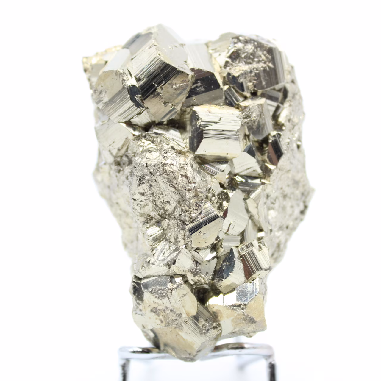 Pyrite crystals