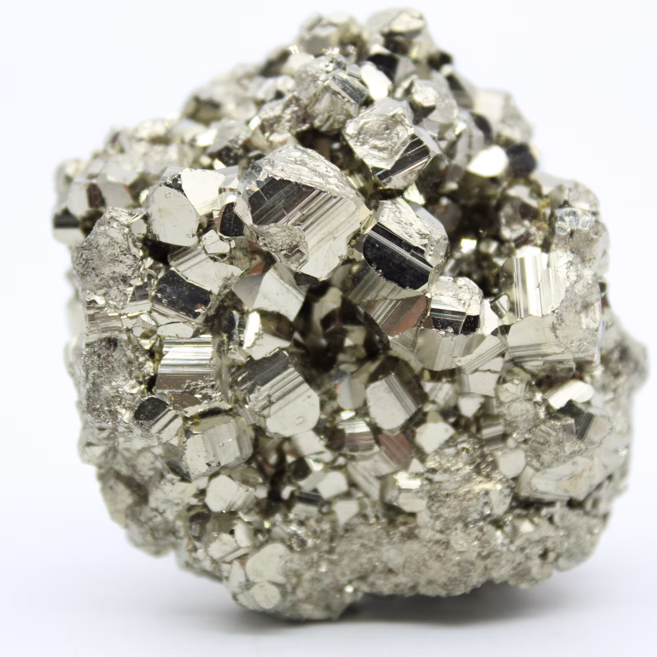 Crystallized pyrite