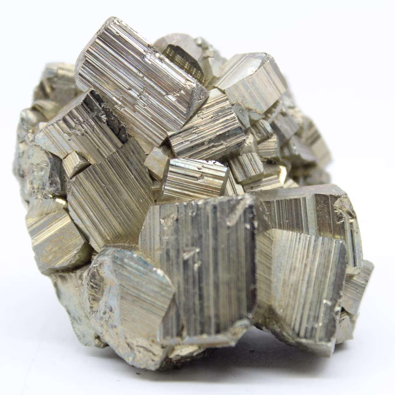 Pyrite crystals