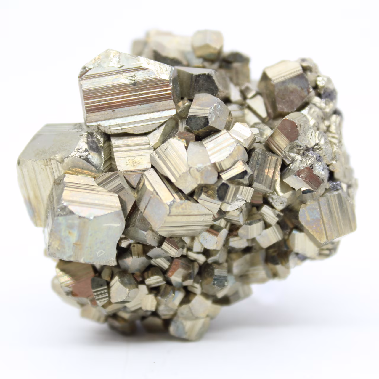 Pyrite crystals
