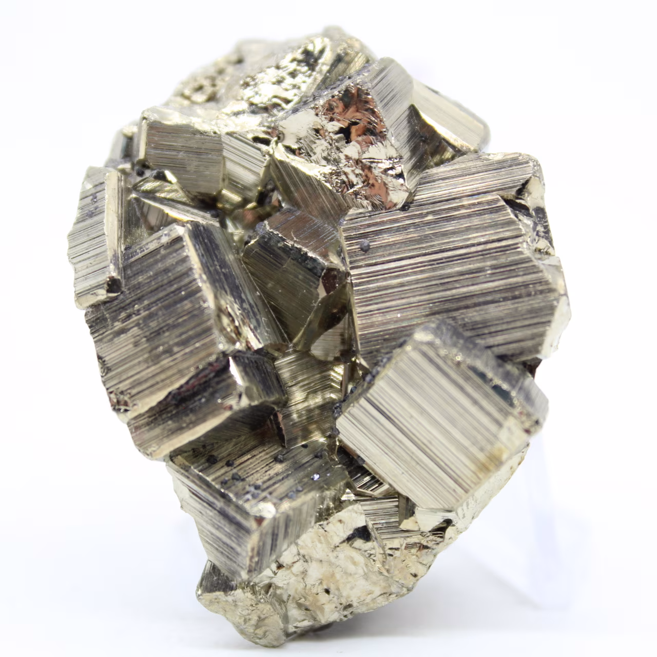 Pyrite crystals