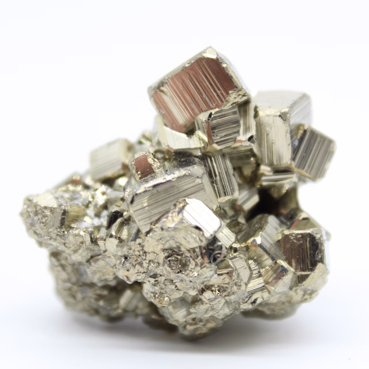Crystallized pyrite