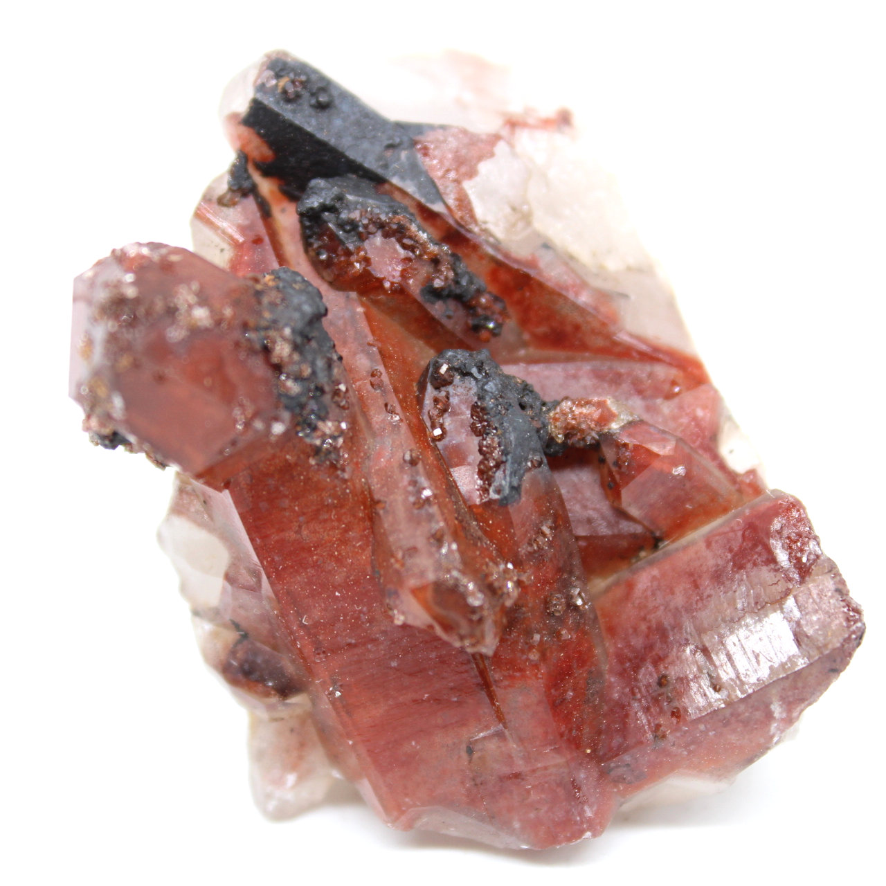Natural red quartz