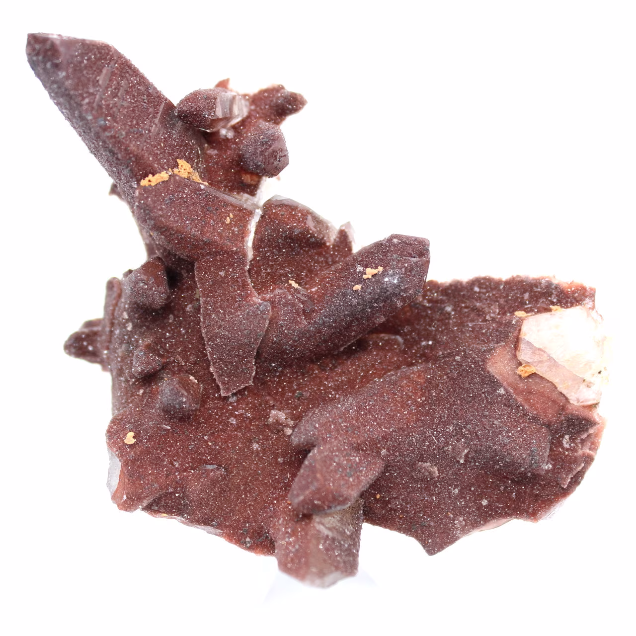 Red quartz from morocco