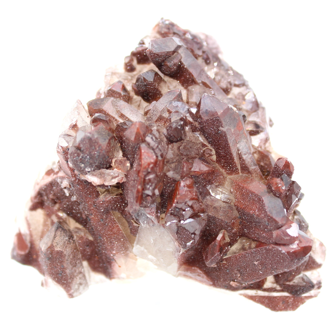Natural raw red quartz