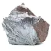 Raw crystallized pyrolusite - 0
