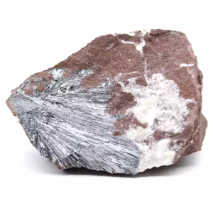 Raw pyrolusite rock