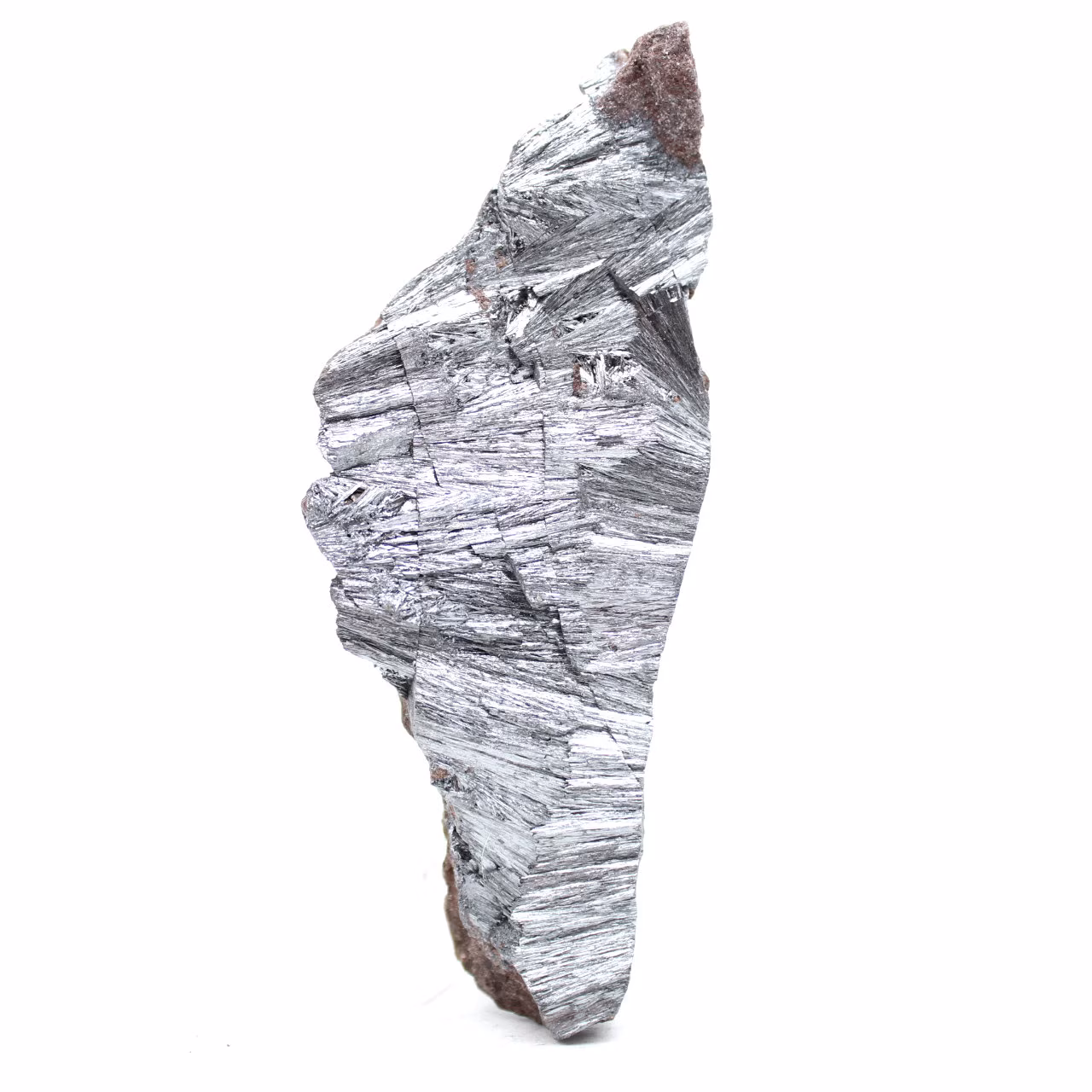 Natural crystallized pyrolusite