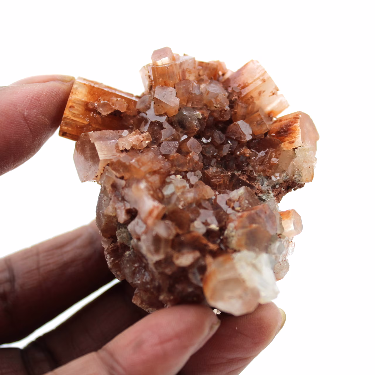 Raw crystallized aragonite
