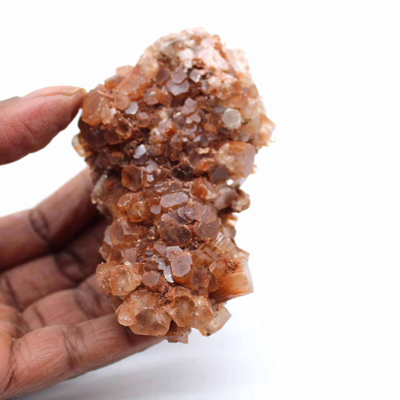 Raw crystallized aragonite