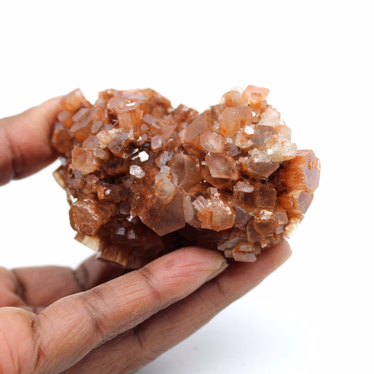 Raw aragonite rock