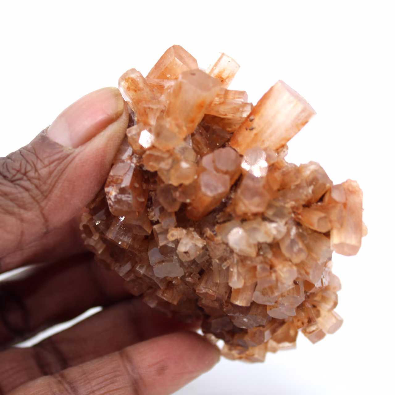 Raw aragonite stone