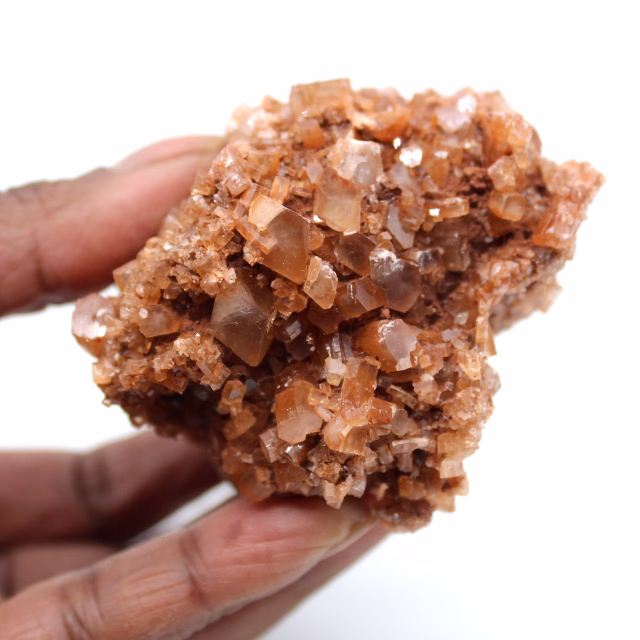 Raw natural aragonite