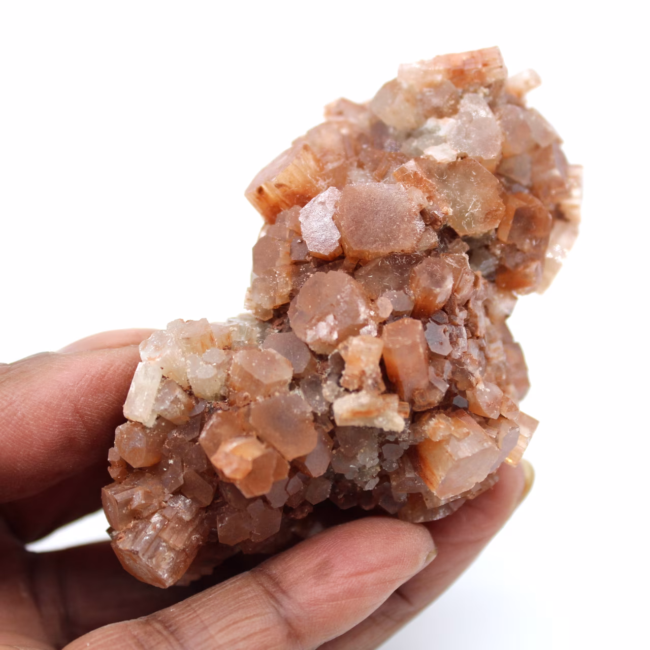 Raw crystallized aragonite