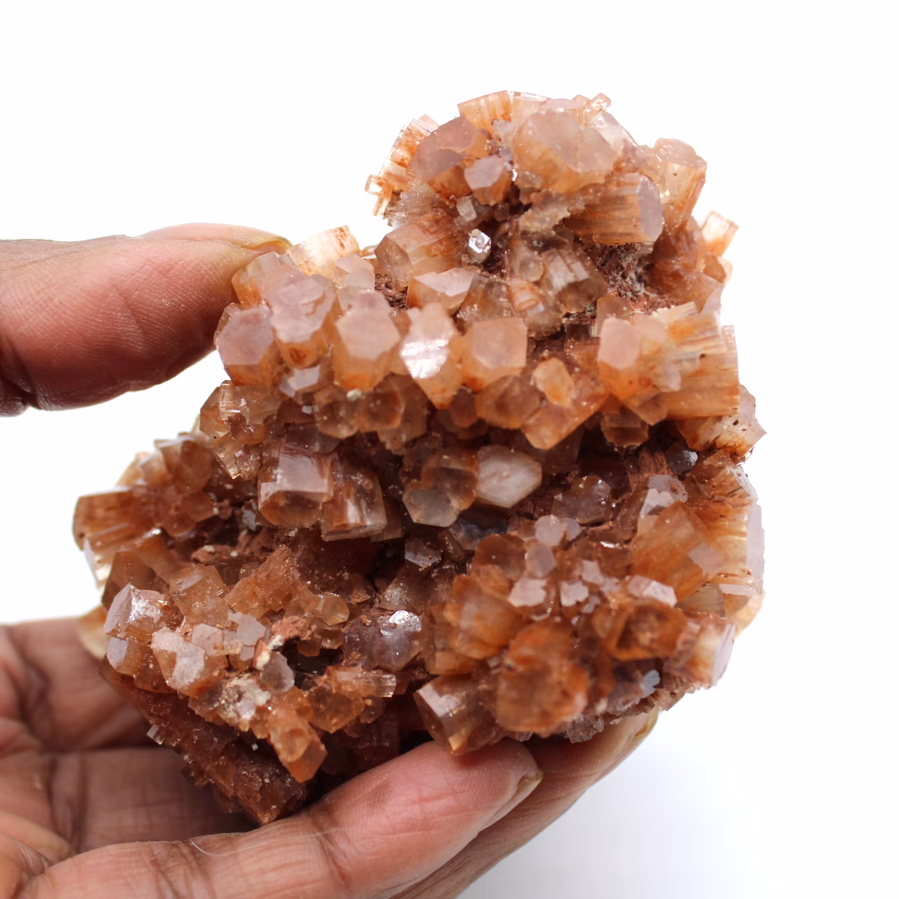 Raw aragonite rock