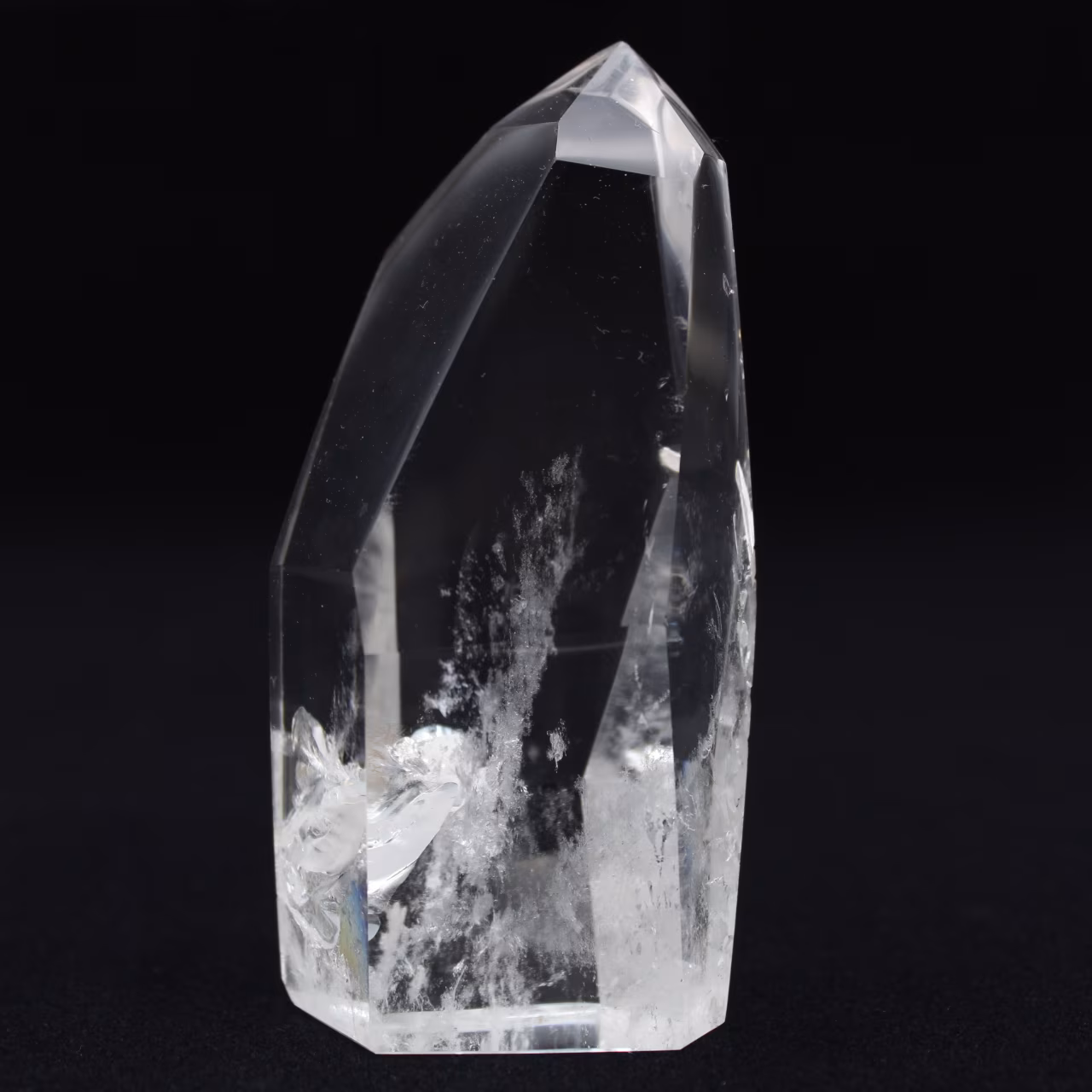 Polished rock crystal