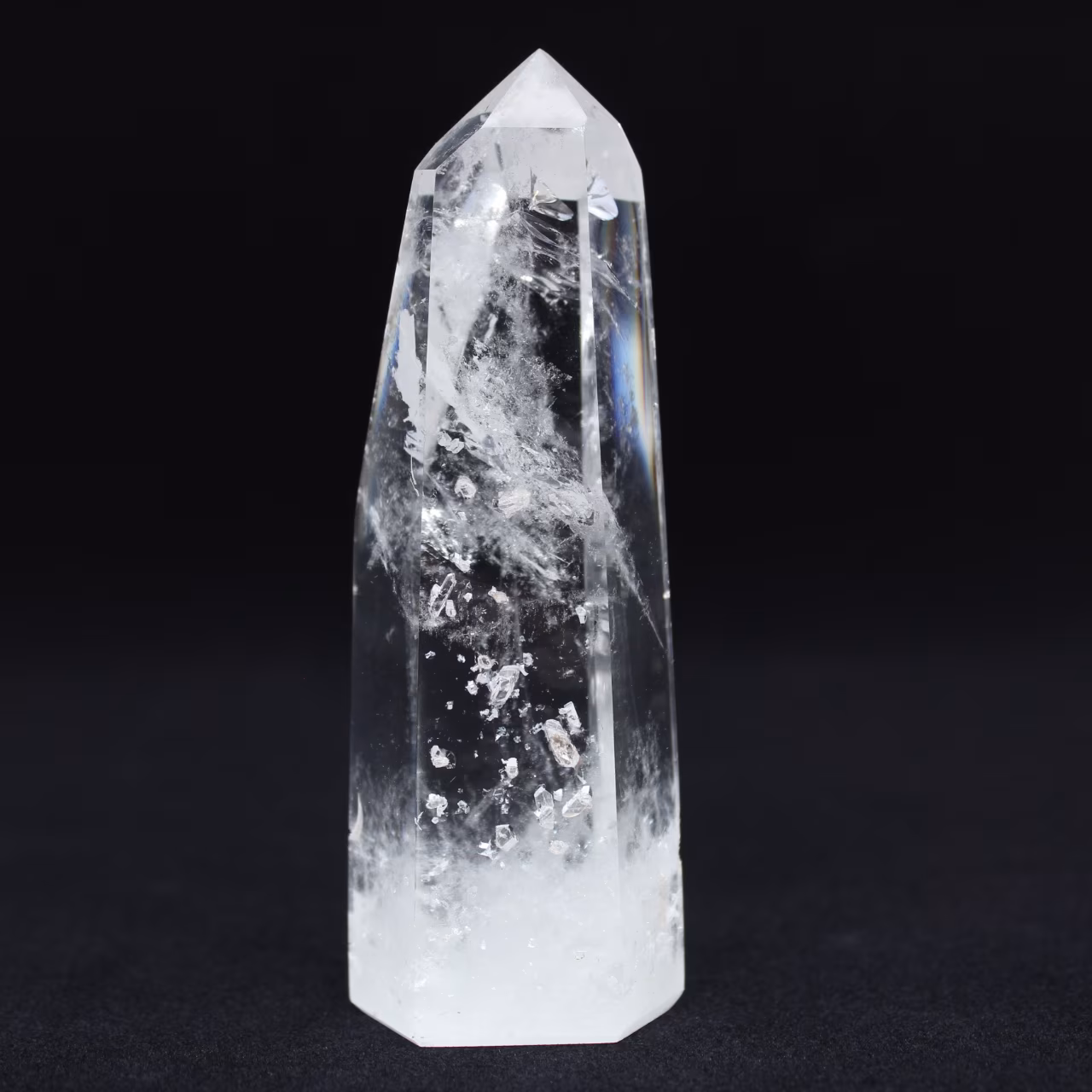 Rock crystal prism