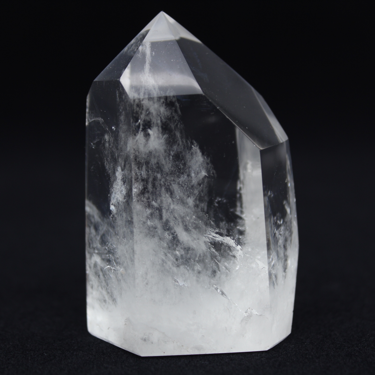 Rock crystal prism
