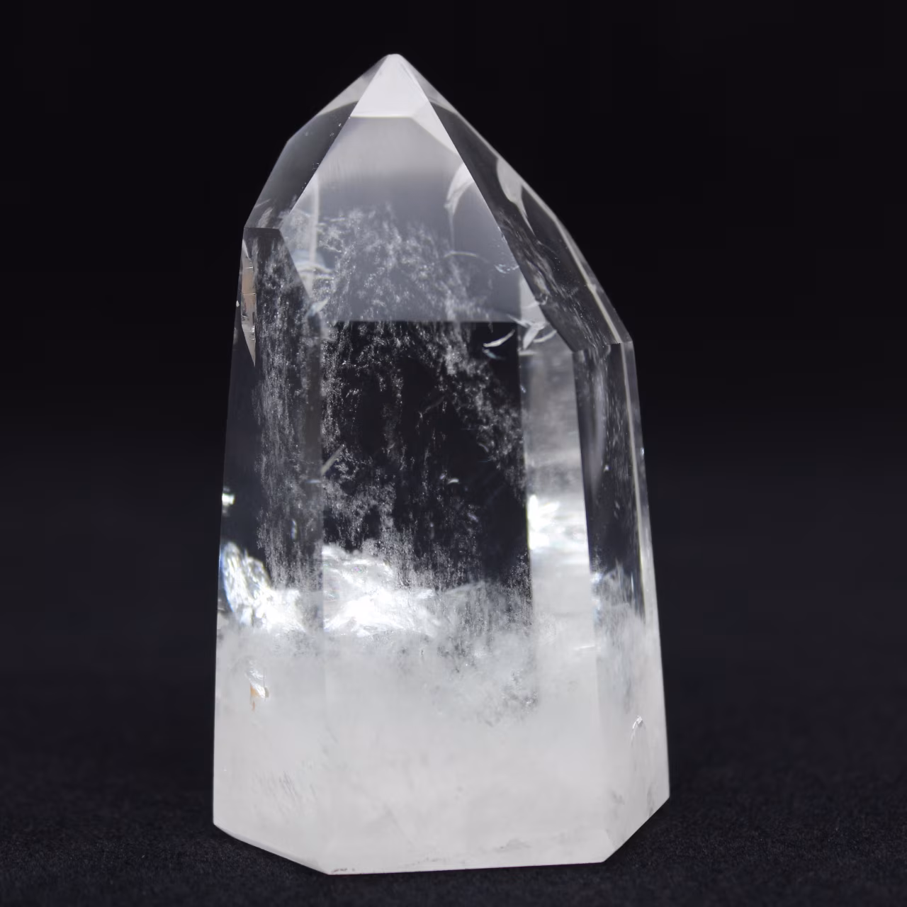 Ornamental rock crystal prism