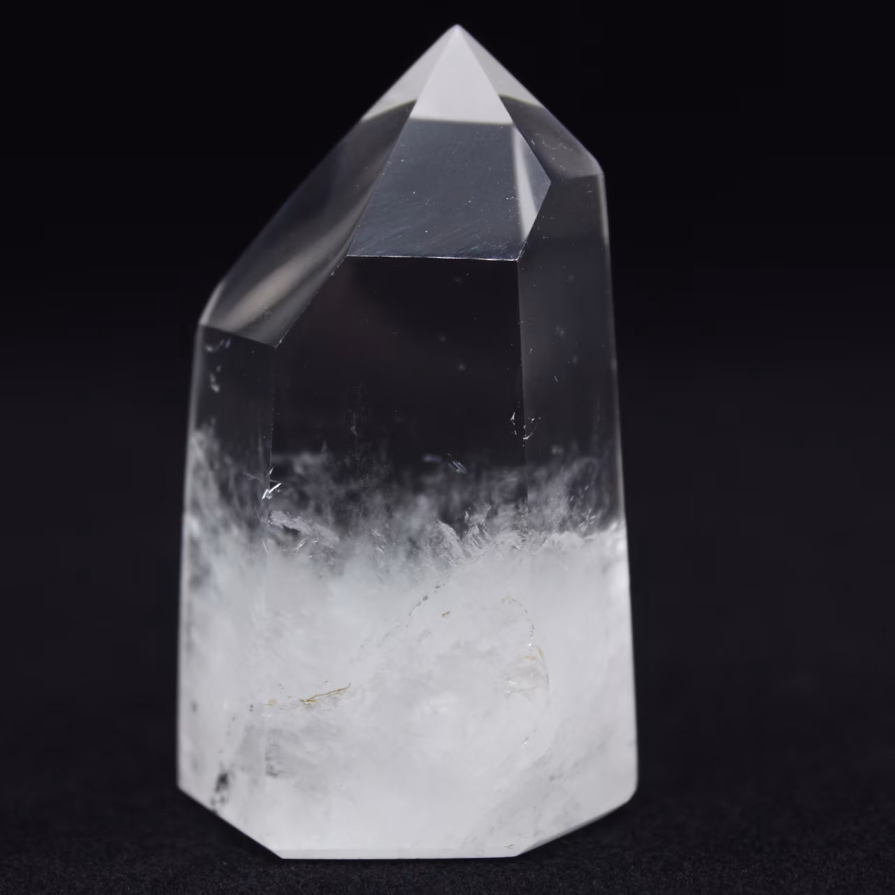 Polished rock crystal