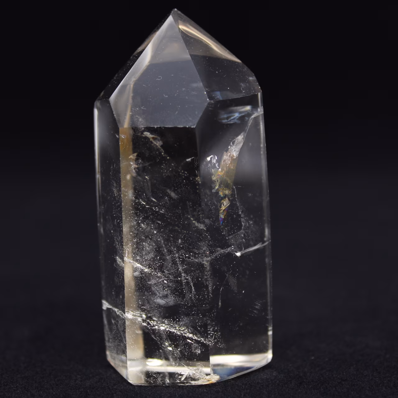 Rock crystal prism
