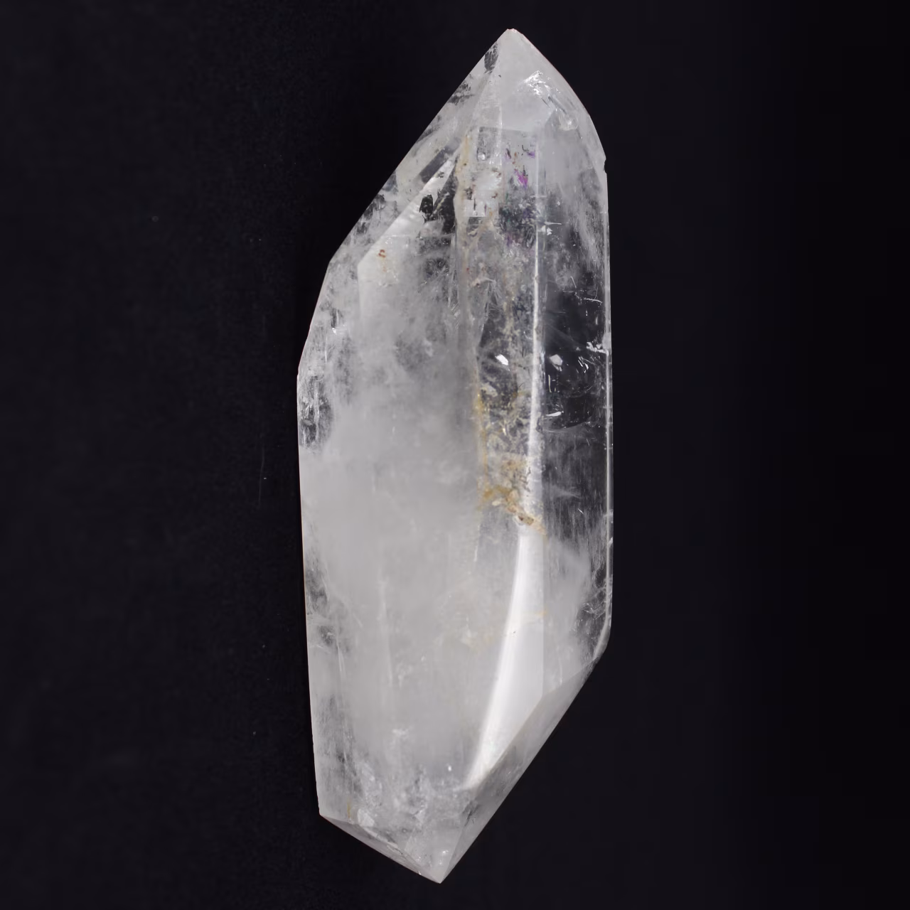 Rock crystal paperweight