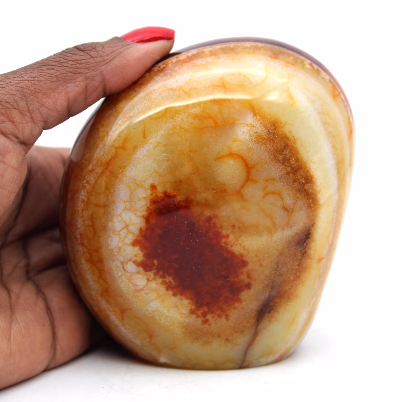 Natural carnelian stone