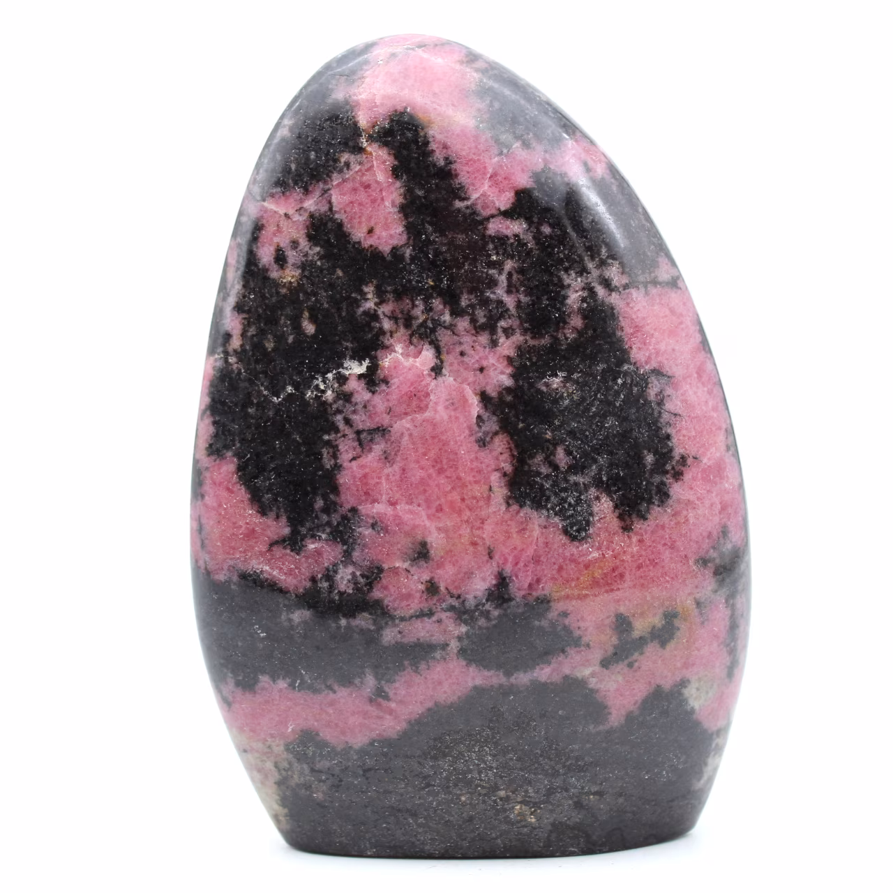 Natural rhodonite rock