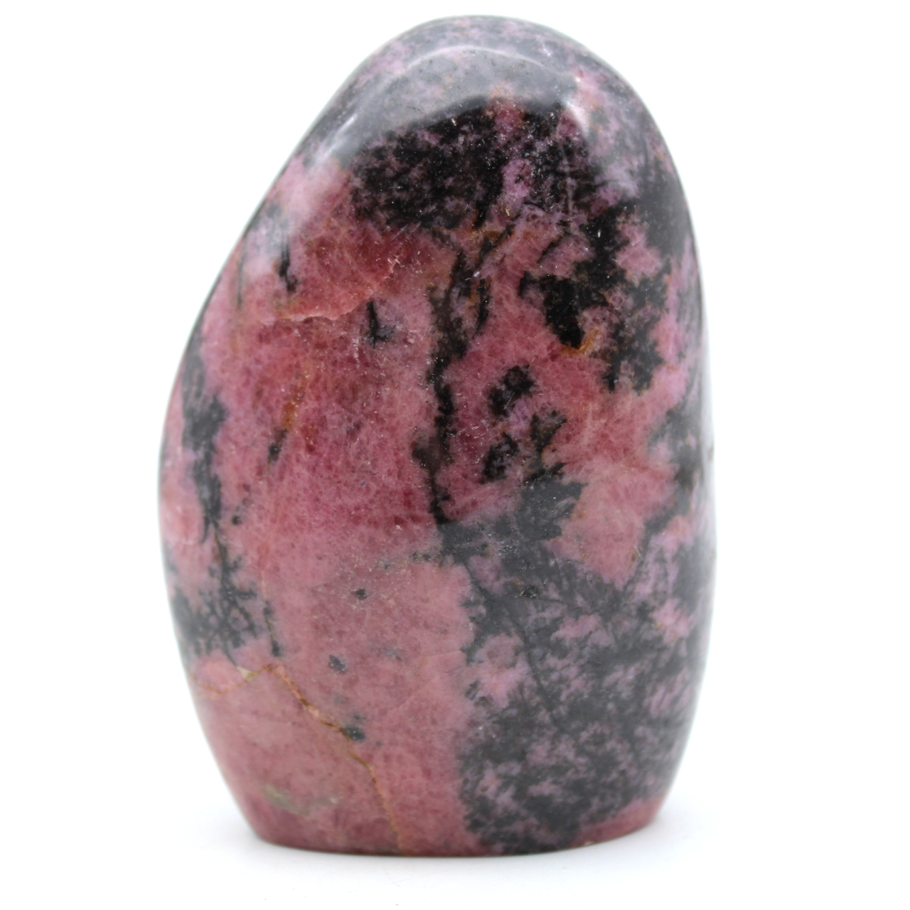 Decorative natural rhodonite