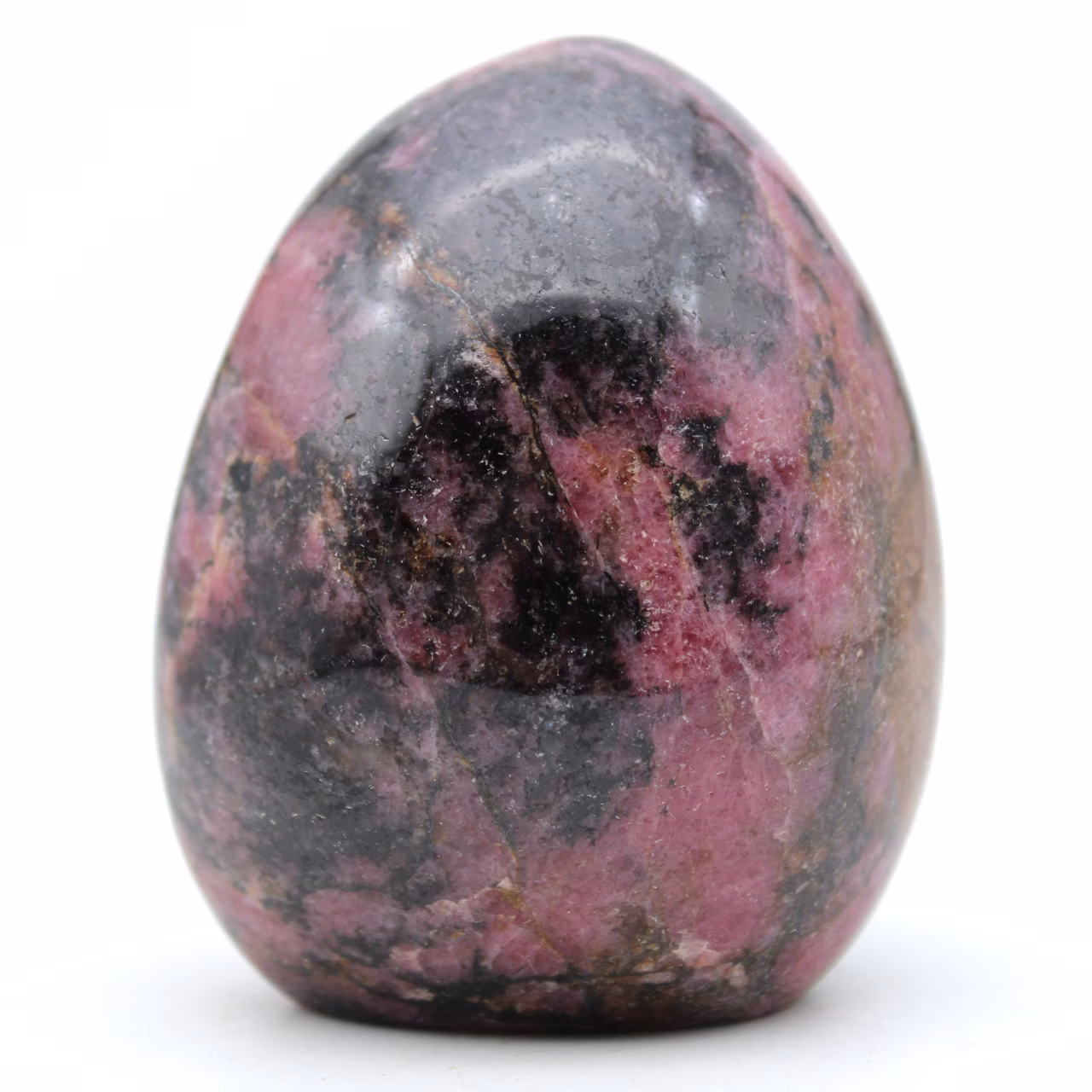 Rhodonite polished rock