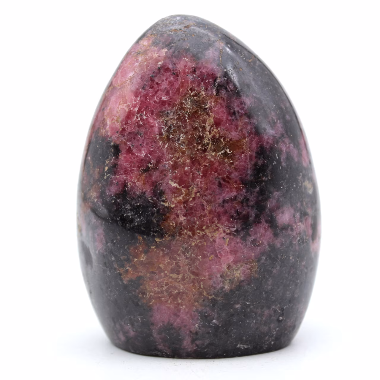 Natural rhodonite rock
