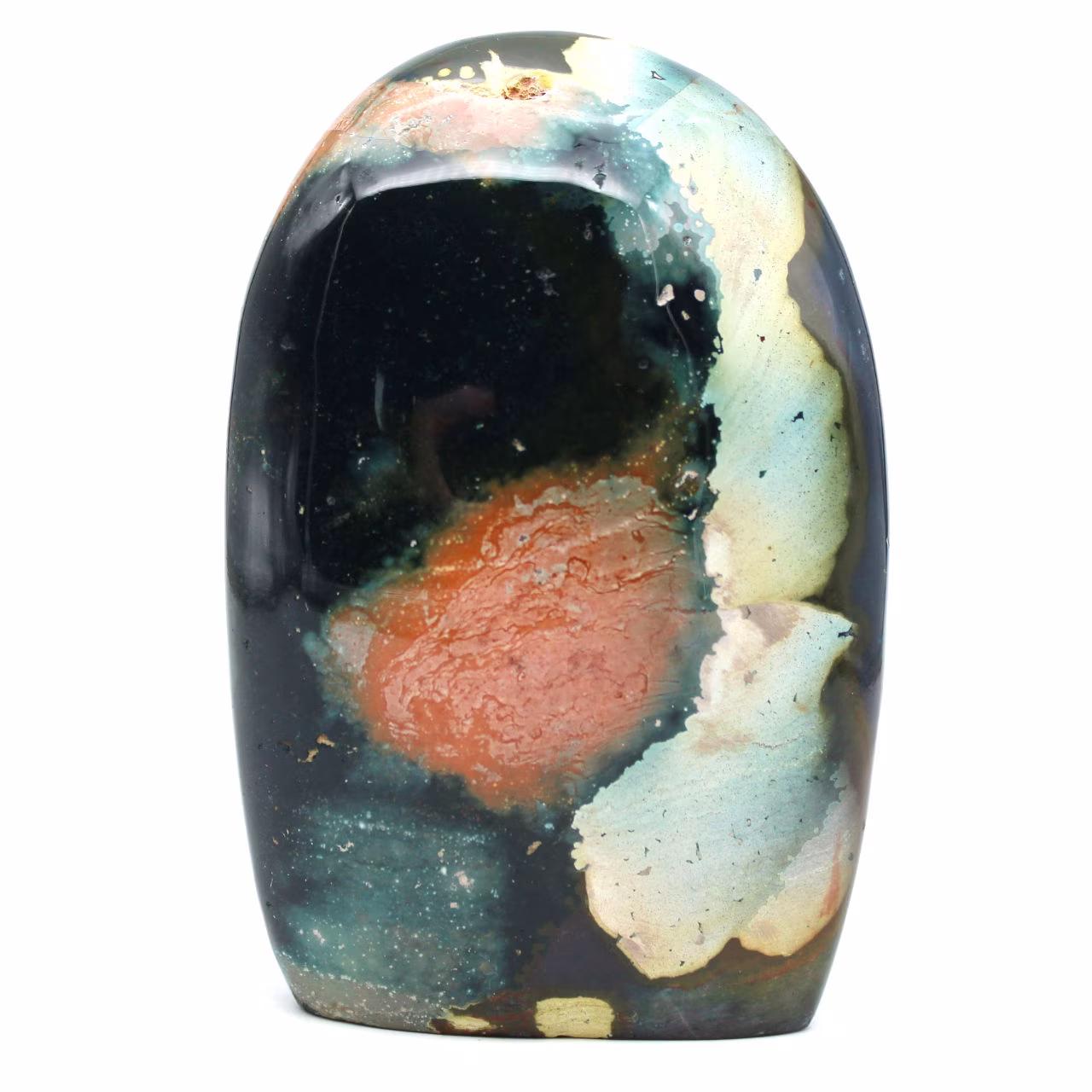 polished green jasper
