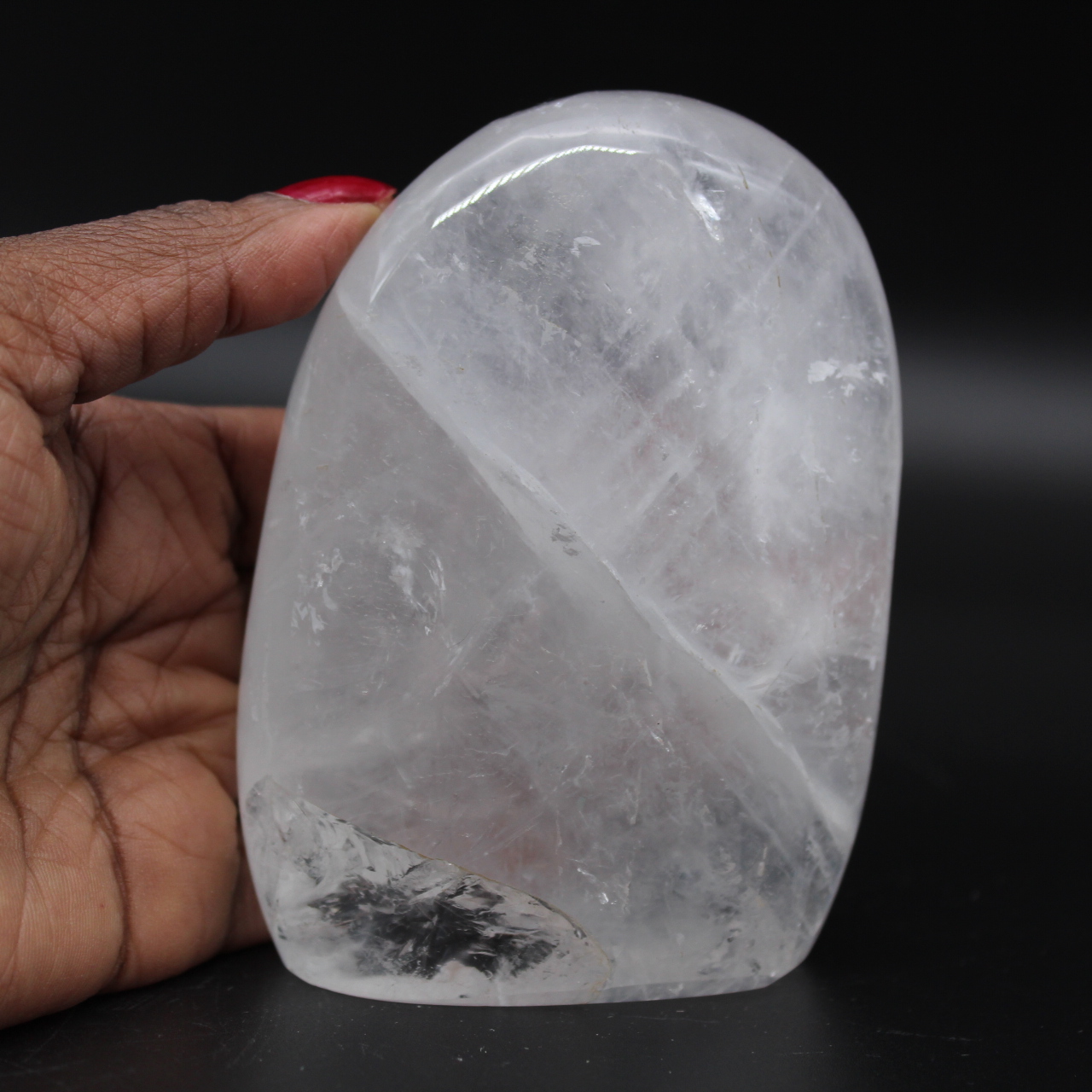 Decorative natural rock crystal