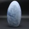polished blue calcite - 0